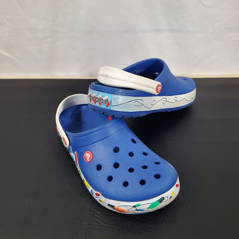 Christmas Light Patterned Crocs